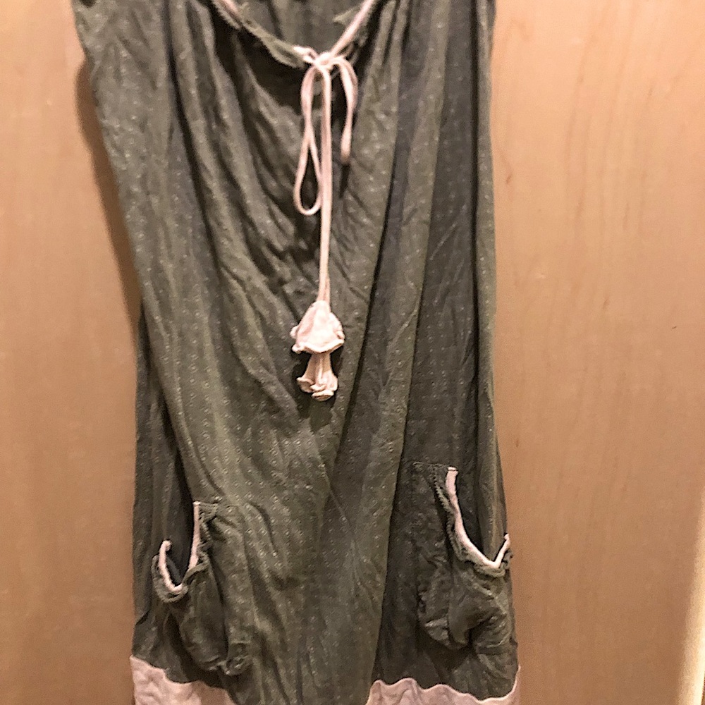 Juicy couture S dress .  green pink and white . Sundress or nightgown